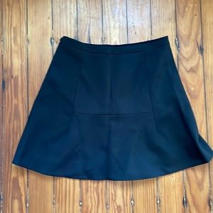 J Crew Fluted Black Mini